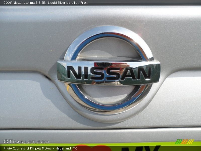 Liquid Silver Metallic / Frost 2006 Nissan Maxima 3.5 SE