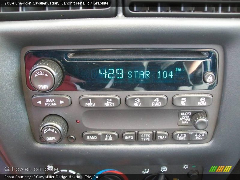 Sandrift Metallic / Graphite 2004 Chevrolet Cavalier Sedan