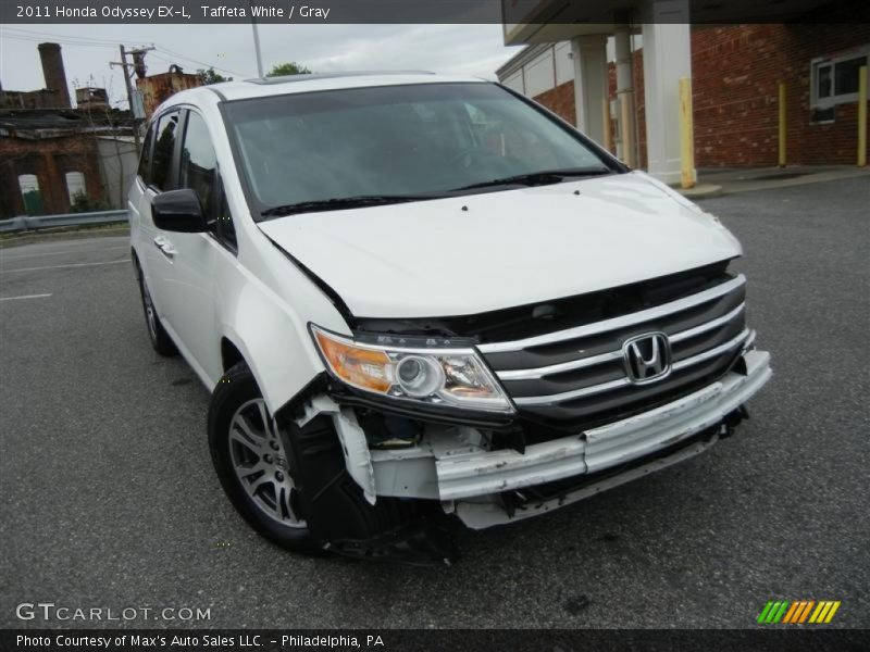 Taffeta White / Gray 2011 Honda Odyssey EX-L