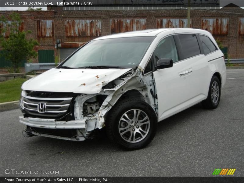 Taffeta White / Gray 2011 Honda Odyssey EX-L