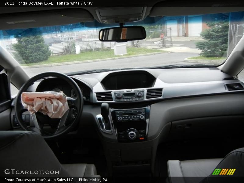 Taffeta White / Gray 2011 Honda Odyssey EX-L