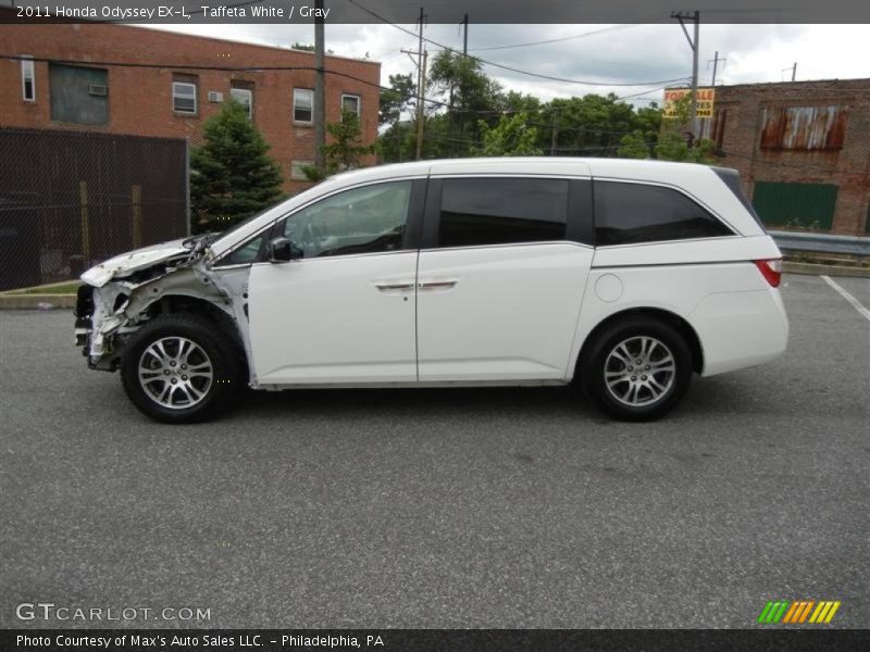 Taffeta White / Gray 2011 Honda Odyssey EX-L