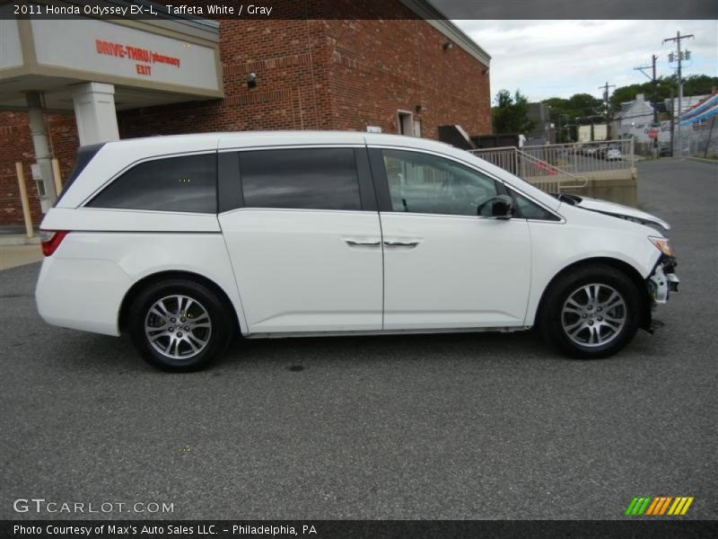 Taffeta White / Gray 2011 Honda Odyssey EX-L