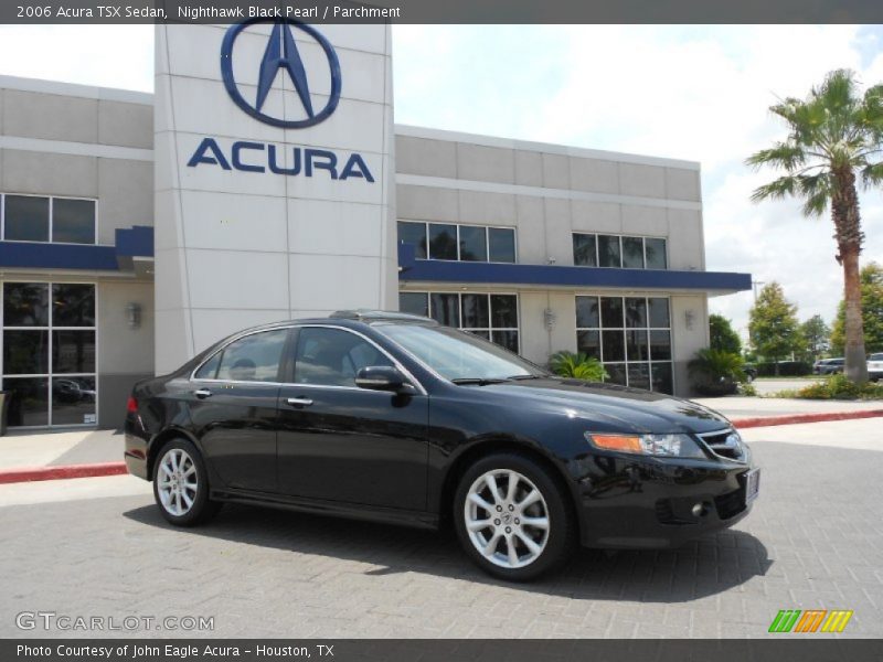 Nighthawk Black Pearl / Parchment 2006 Acura TSX Sedan