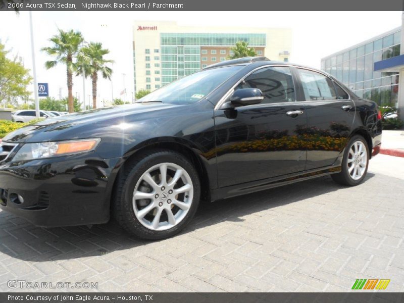 Nighthawk Black Pearl / Parchment 2006 Acura TSX Sedan