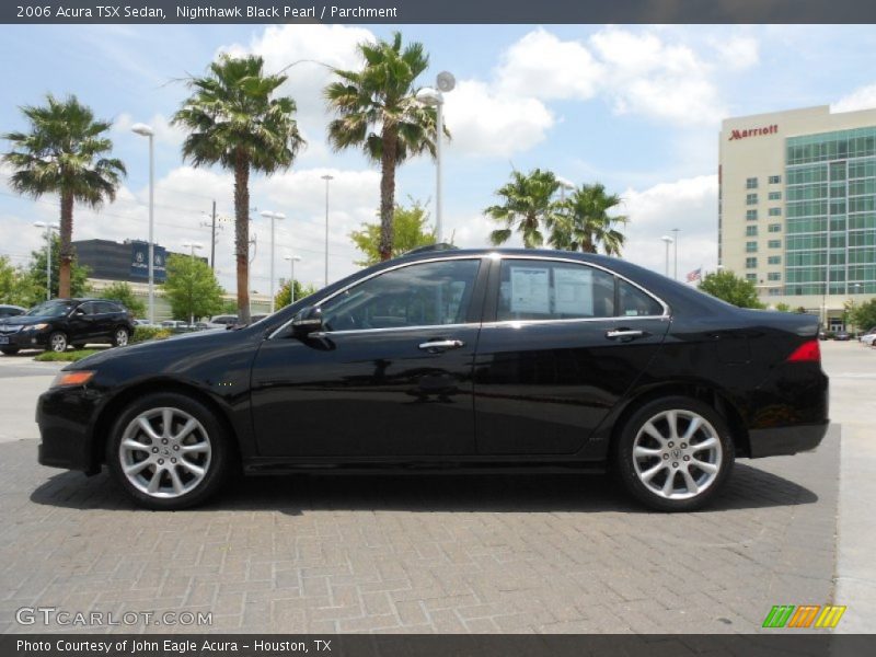 Nighthawk Black Pearl / Parchment 2006 Acura TSX Sedan
