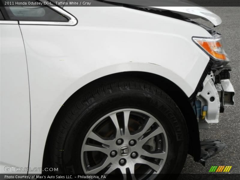 Taffeta White / Gray 2011 Honda Odyssey EX-L