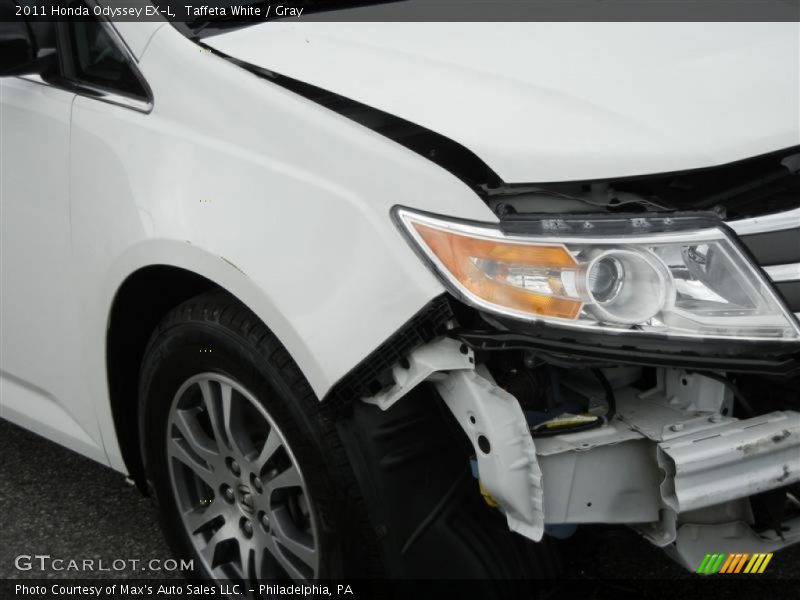 Taffeta White / Gray 2011 Honda Odyssey EX-L