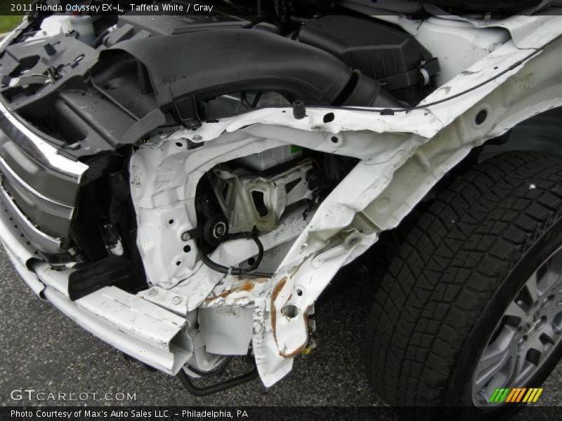 Taffeta White / Gray 2011 Honda Odyssey EX-L