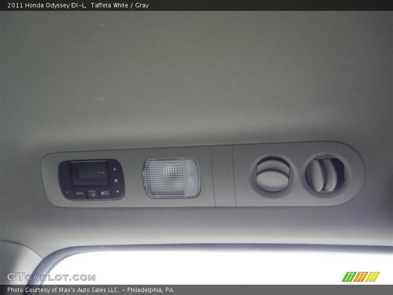 Taffeta White / Gray 2011 Honda Odyssey EX-L