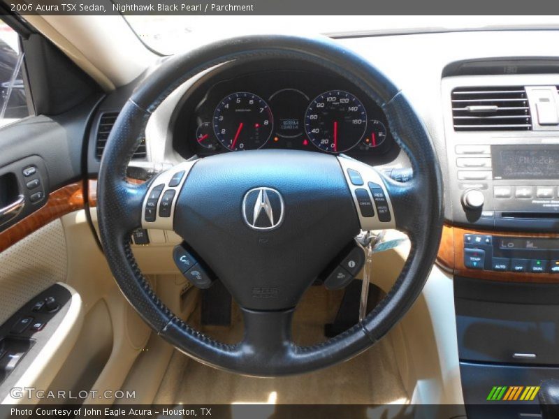 Nighthawk Black Pearl / Parchment 2006 Acura TSX Sedan