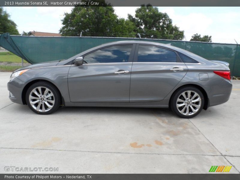 Harbor Gray Metallic / Gray 2013 Hyundai Sonata SE