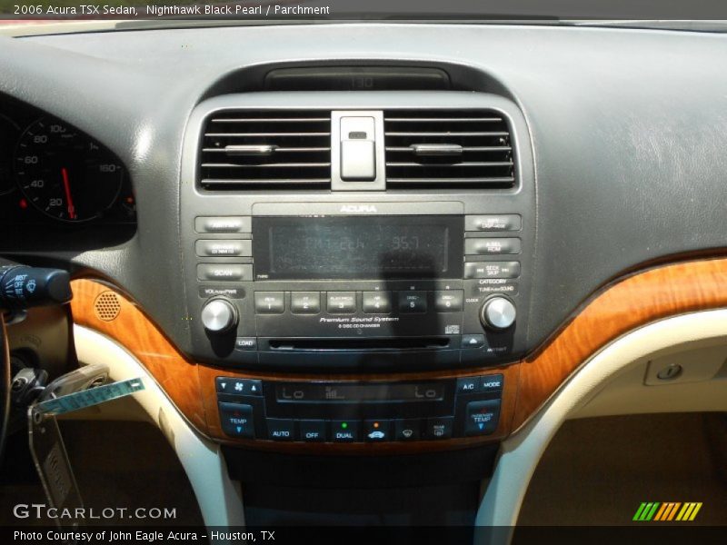 Nighthawk Black Pearl / Parchment 2006 Acura TSX Sedan