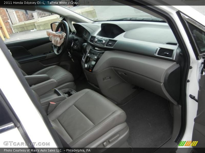 Taffeta White / Gray 2011 Honda Odyssey EX-L