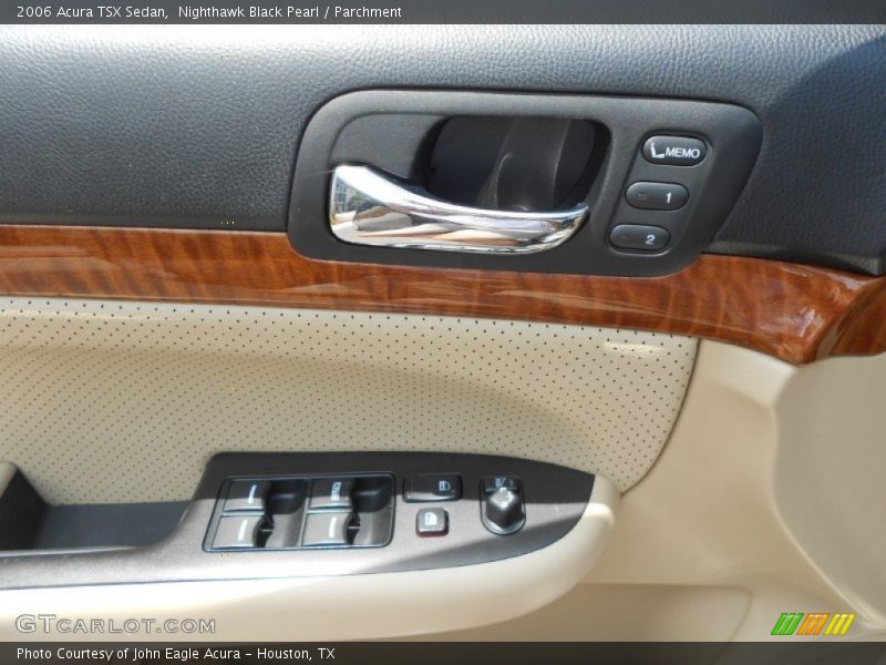 Nighthawk Black Pearl / Parchment 2006 Acura TSX Sedan