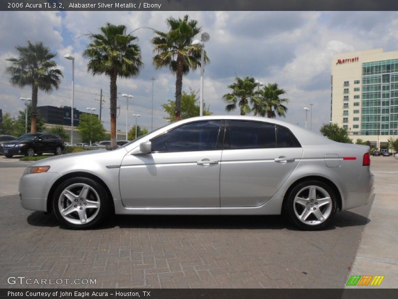 Alabaster Silver Metallic / Ebony 2006 Acura TL 3.2