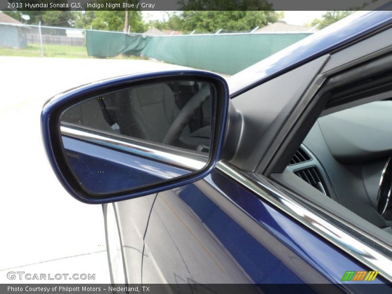 Indigo Night Blue / Gray 2013 Hyundai Sonata GLS