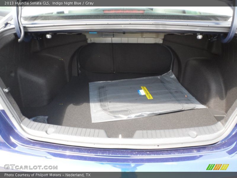 Indigo Night Blue / Gray 2013 Hyundai Sonata GLS