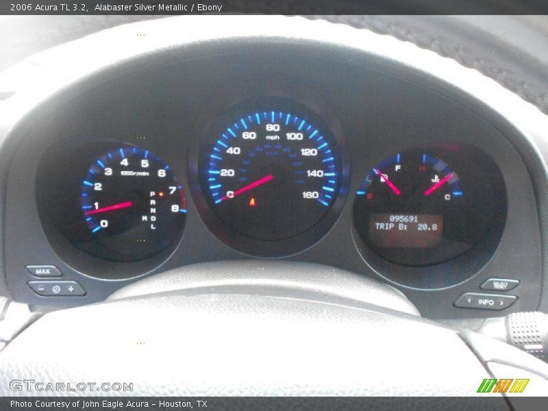Alabaster Silver Metallic / Ebony 2006 Acura TL 3.2