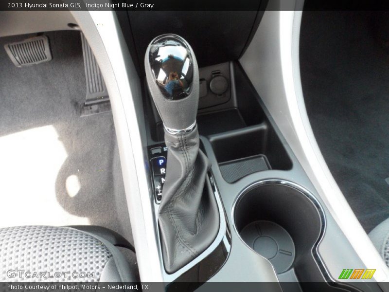 Indigo Night Blue / Gray 2013 Hyundai Sonata GLS