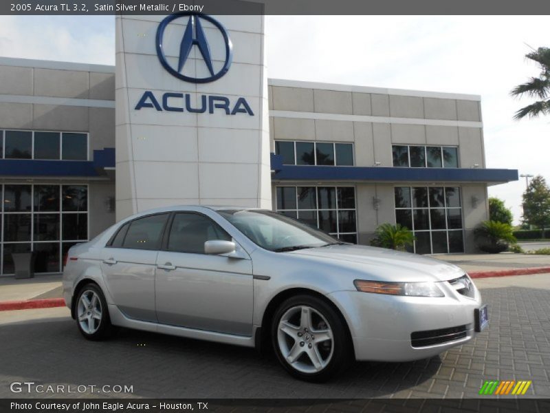 Satin Silver Metallic / Ebony 2005 Acura TL 3.2