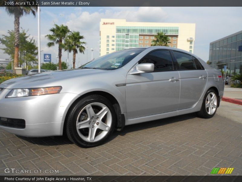 Satin Silver Metallic / Ebony 2005 Acura TL 3.2