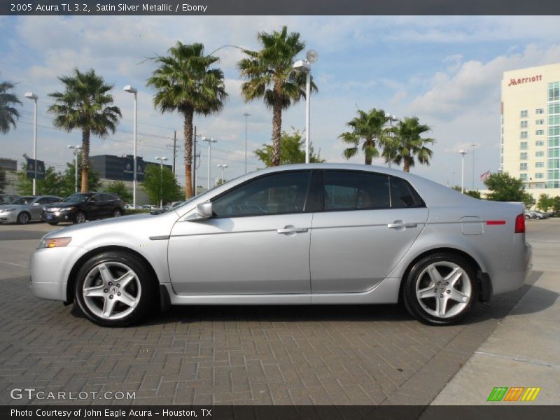 Satin Silver Metallic / Ebony 2005 Acura TL 3.2