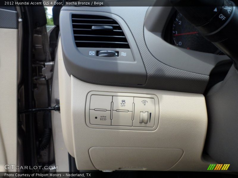 Mocha Bronze / Beige 2012 Hyundai Accent GLS 4 Door