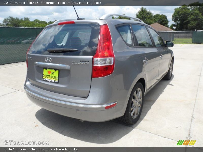 Titanium Gray Metallic / Black 2012 Hyundai Elantra GLS Touring