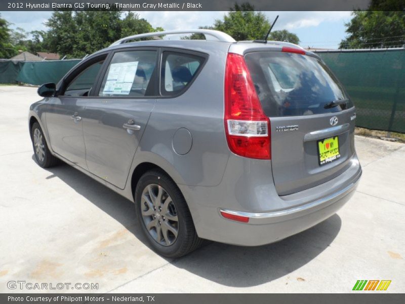 Titanium Gray Metallic / Black 2012 Hyundai Elantra GLS Touring