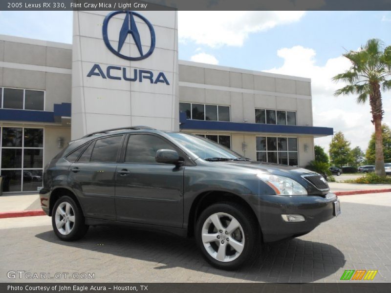 Flint Gray Mica / Light Gray 2005 Lexus RX 330