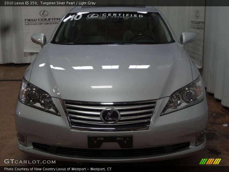 Tungsten Silver Pearl / Light Gray 2010 Lexus ES 350