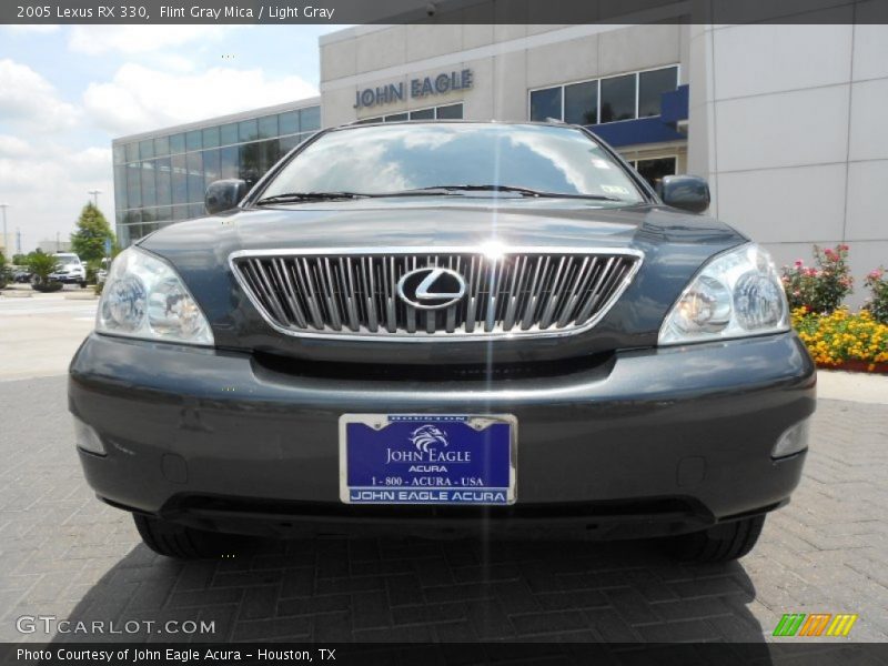 Flint Gray Mica / Light Gray 2005 Lexus RX 330