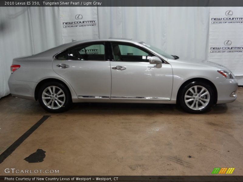 Tungsten Silver Pearl / Light Gray 2010 Lexus ES 350