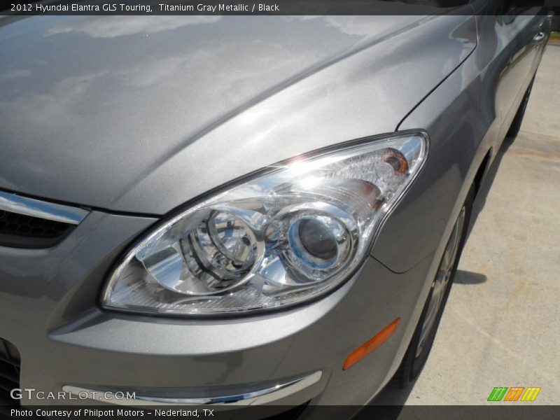 Titanium Gray Metallic / Black 2012 Hyundai Elantra GLS Touring