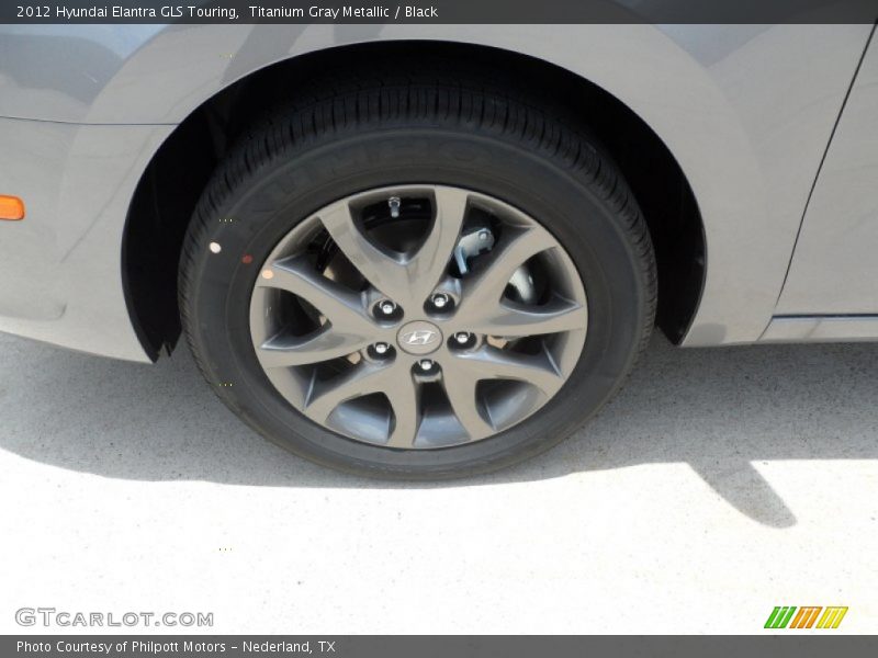 Titanium Gray Metallic / Black 2012 Hyundai Elantra GLS Touring