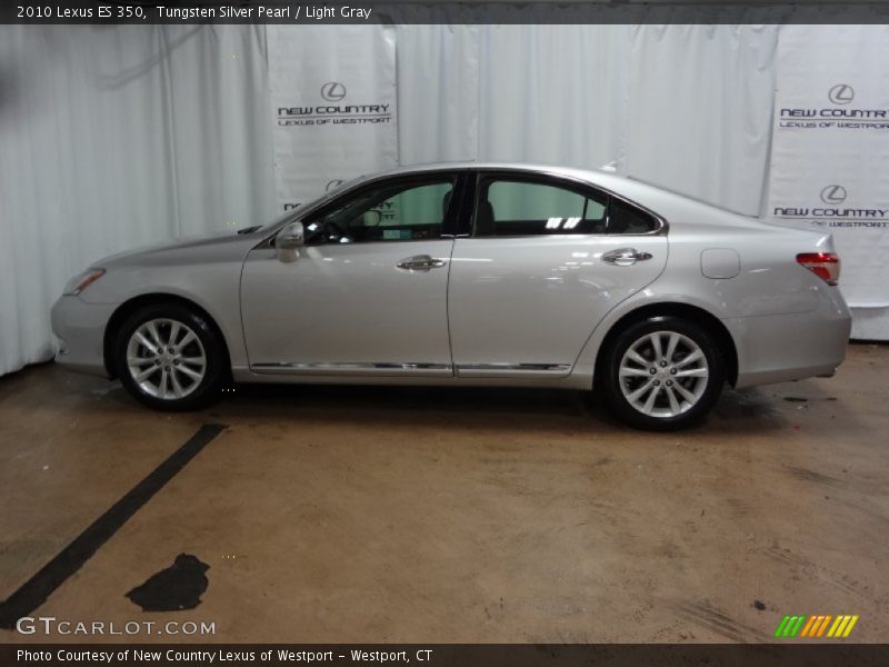 Tungsten Silver Pearl / Light Gray 2010 Lexus ES 350