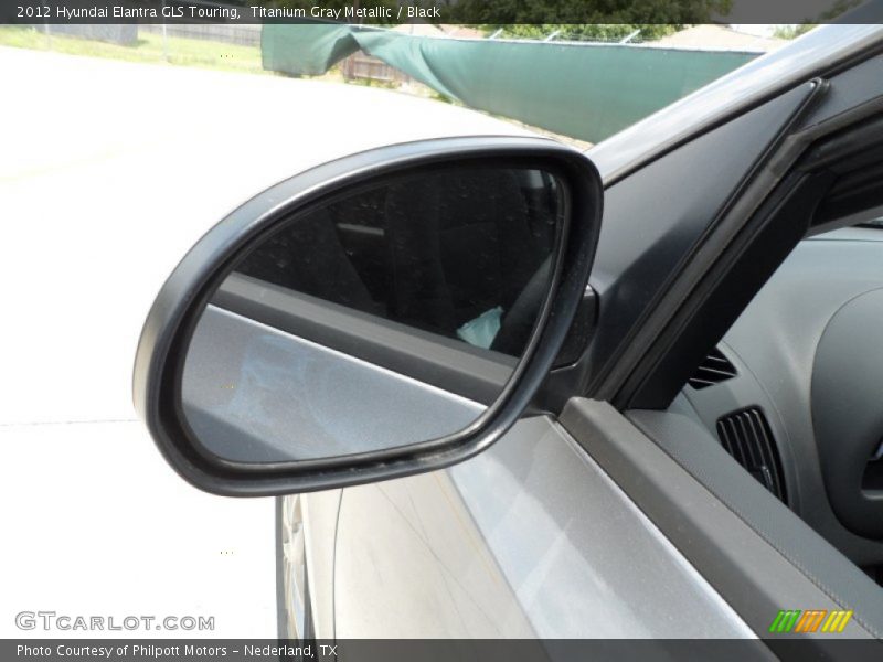 Titanium Gray Metallic / Black 2012 Hyundai Elantra GLS Touring
