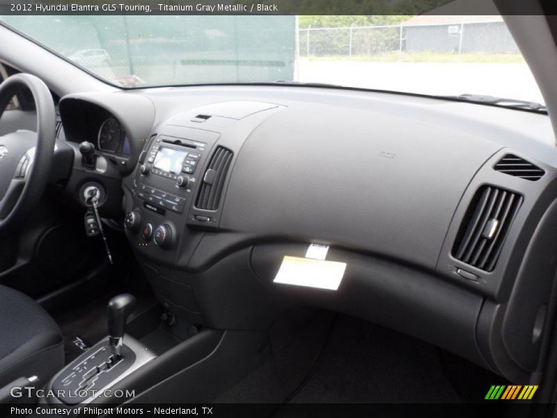 Titanium Gray Metallic / Black 2012 Hyundai Elantra GLS Touring