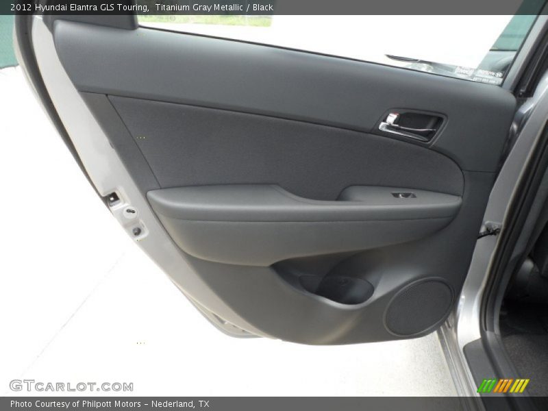 Titanium Gray Metallic / Black 2012 Hyundai Elantra GLS Touring