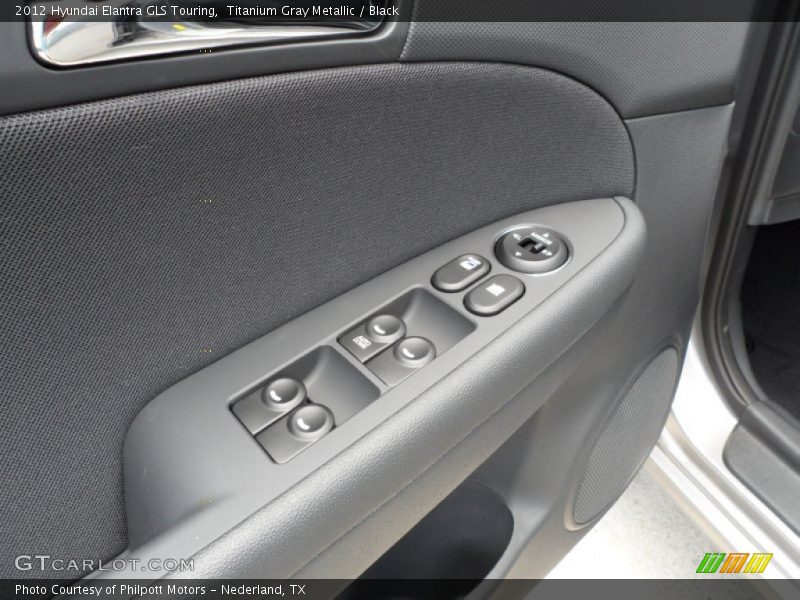 Titanium Gray Metallic / Black 2012 Hyundai Elantra GLS Touring