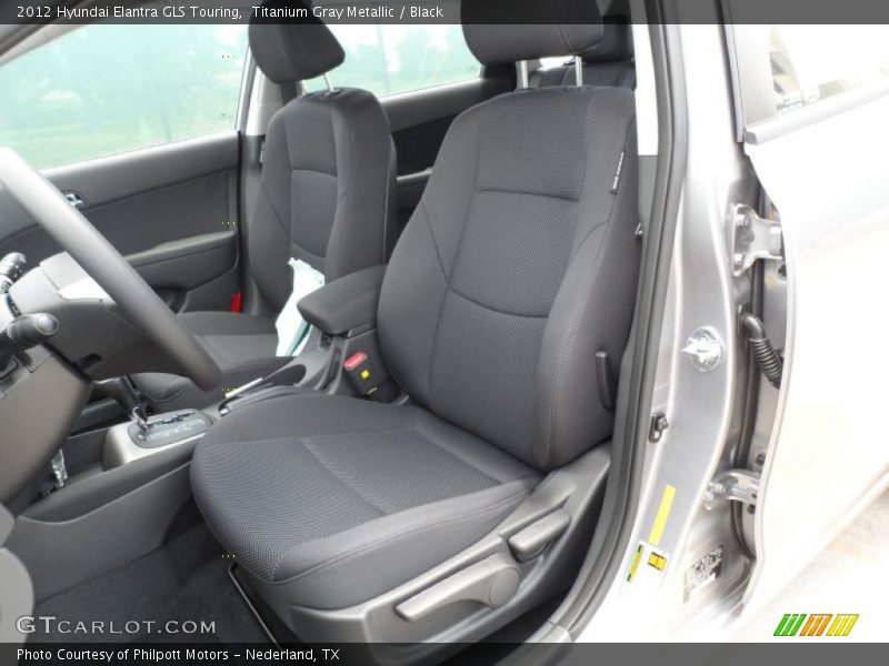 Titanium Gray Metallic / Black 2012 Hyundai Elantra GLS Touring