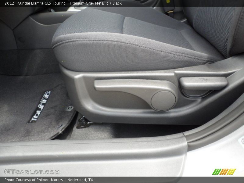 Titanium Gray Metallic / Black 2012 Hyundai Elantra GLS Touring