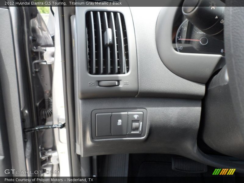Titanium Gray Metallic / Black 2012 Hyundai Elantra GLS Touring