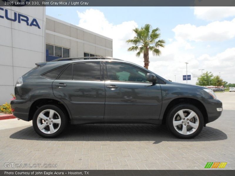 Flint Gray Mica / Light Gray 2005 Lexus RX 330