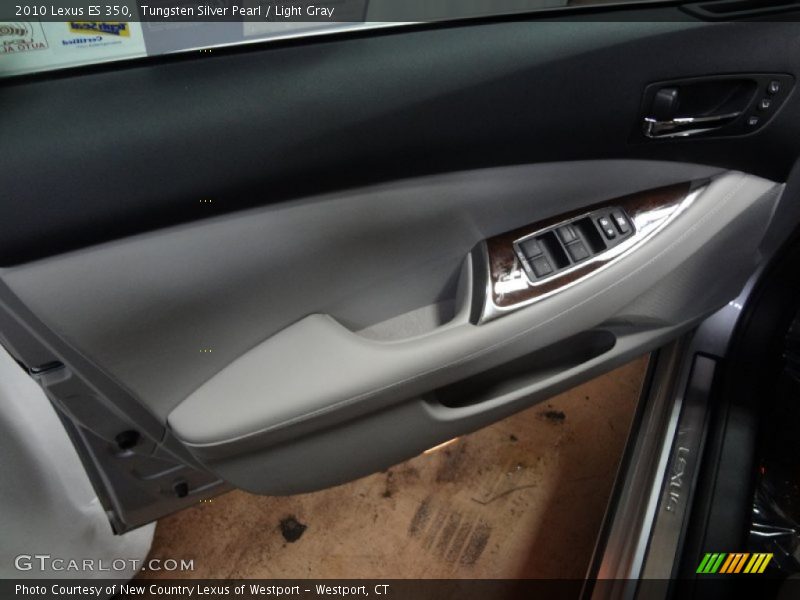 Tungsten Silver Pearl / Light Gray 2010 Lexus ES 350