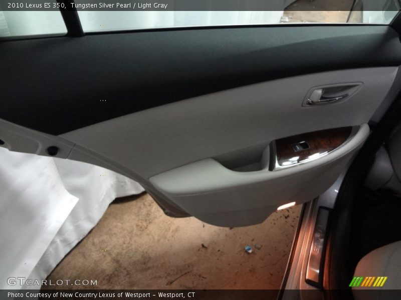 Tungsten Silver Pearl / Light Gray 2010 Lexus ES 350