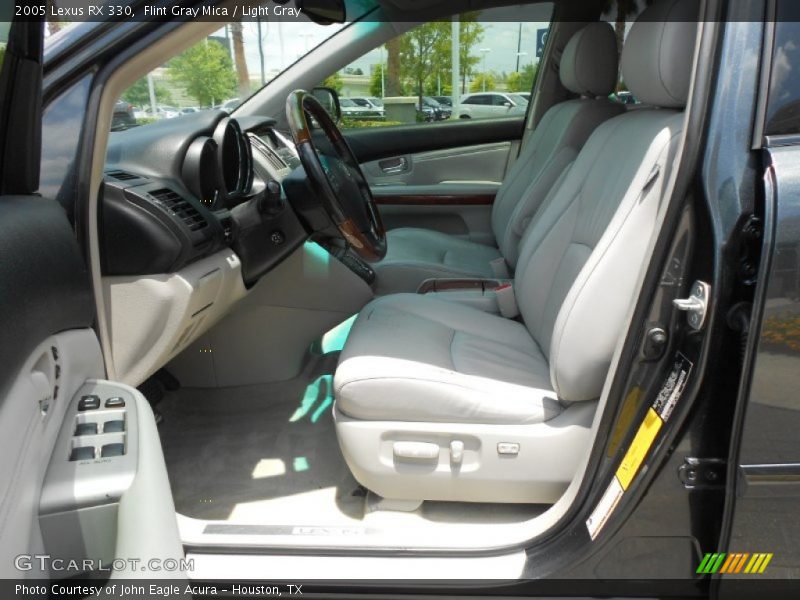 Flint Gray Mica / Light Gray 2005 Lexus RX 330