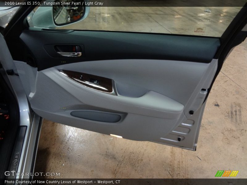 Tungsten Silver Pearl / Light Gray 2010 Lexus ES 350