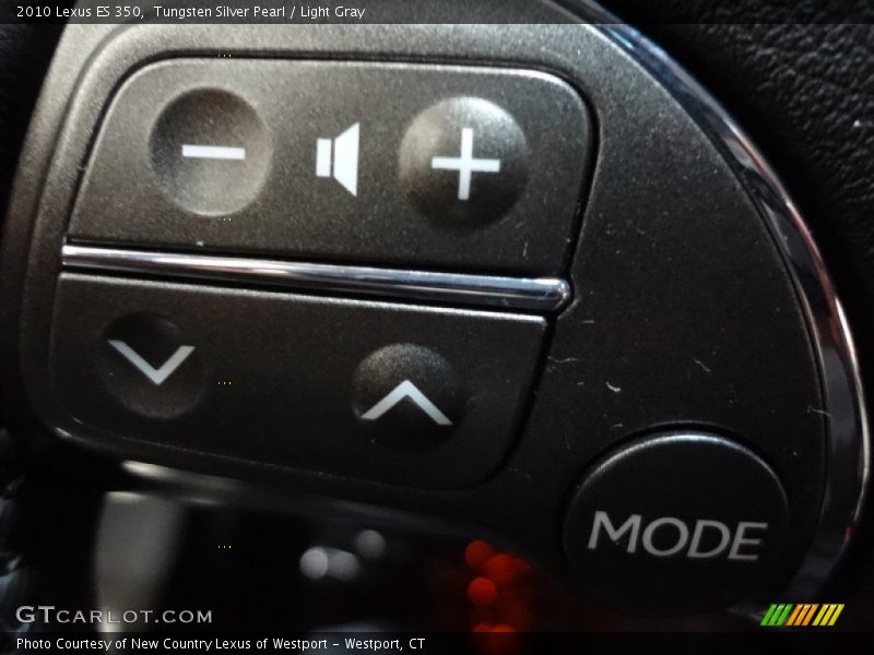 Tungsten Silver Pearl / Light Gray 2010 Lexus ES 350